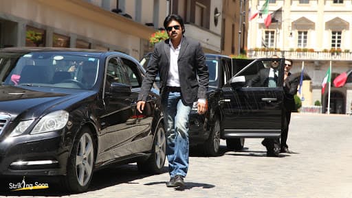 Ridehire on set